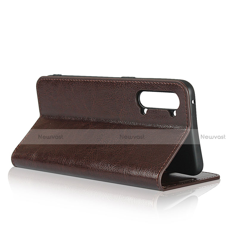 Leather Case Stands Flip Cover T02 Holder for Oppo A91