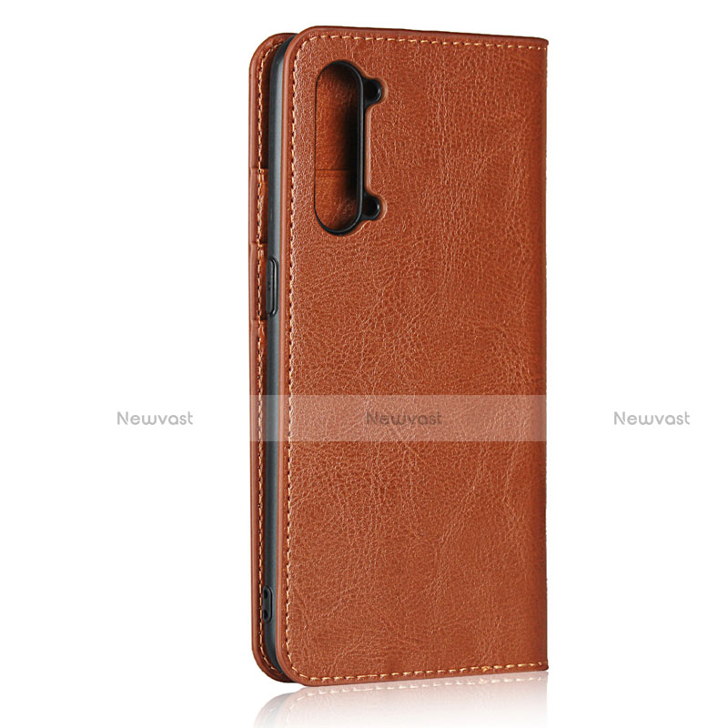 Leather Case Stands Flip Cover T02 Holder for Oppo F15