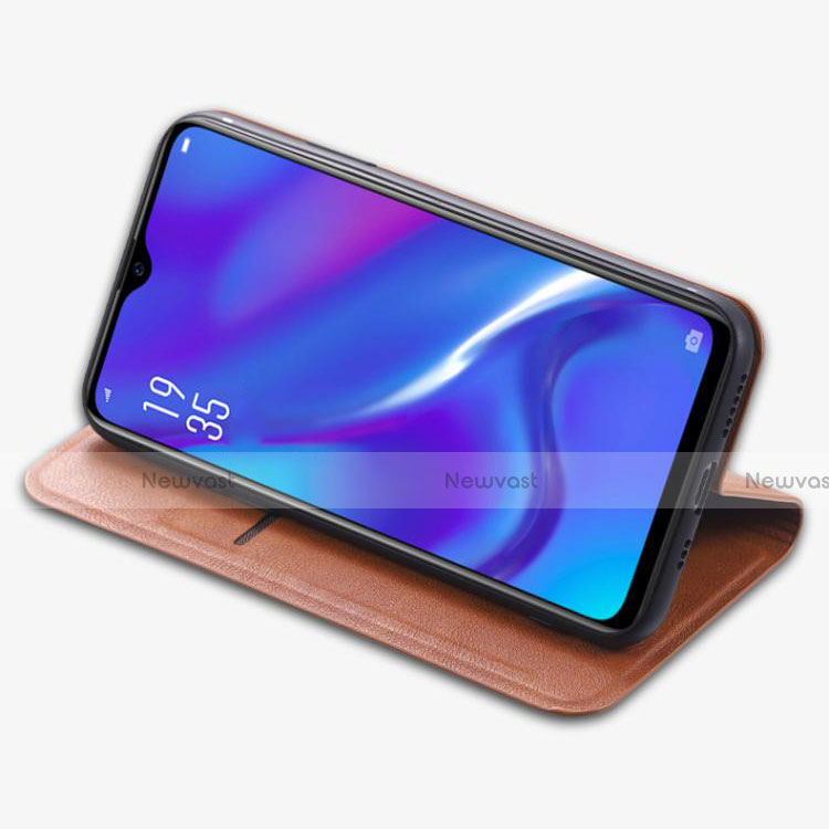 Leather Case Stands Flip Cover T02 Holder for Oppo K1