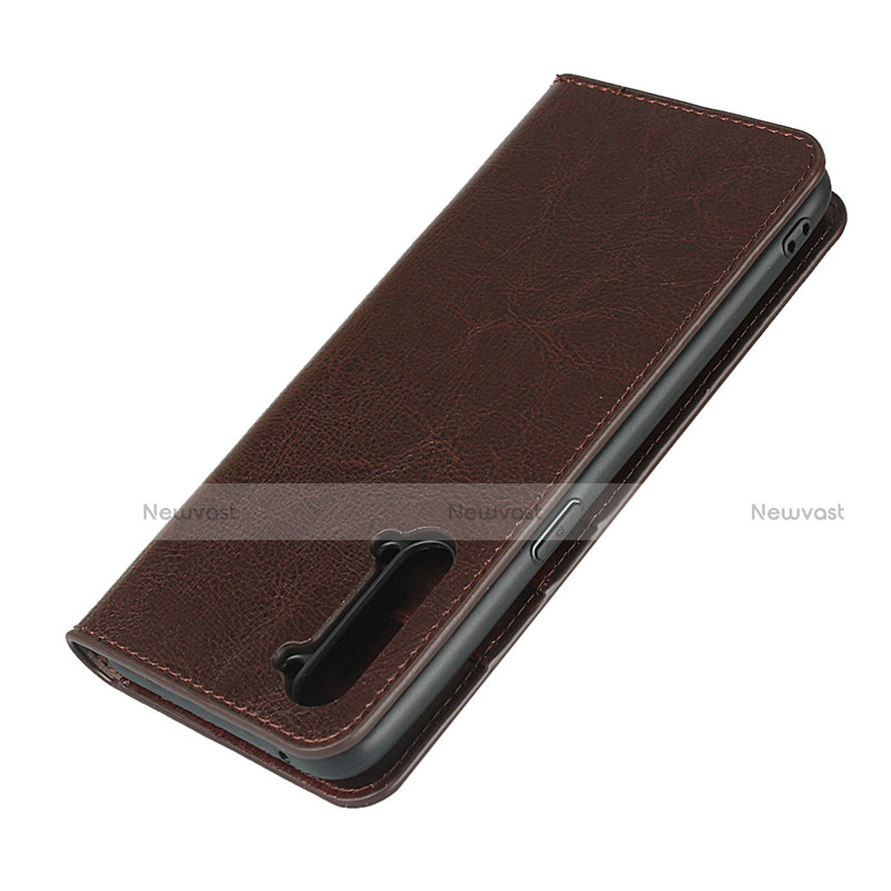 Leather Case Stands Flip Cover T02 Holder for Oppo Reno3