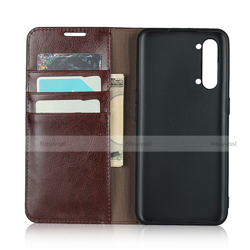 Leather Case Stands Flip Cover T02 Holder for Oppo Reno3