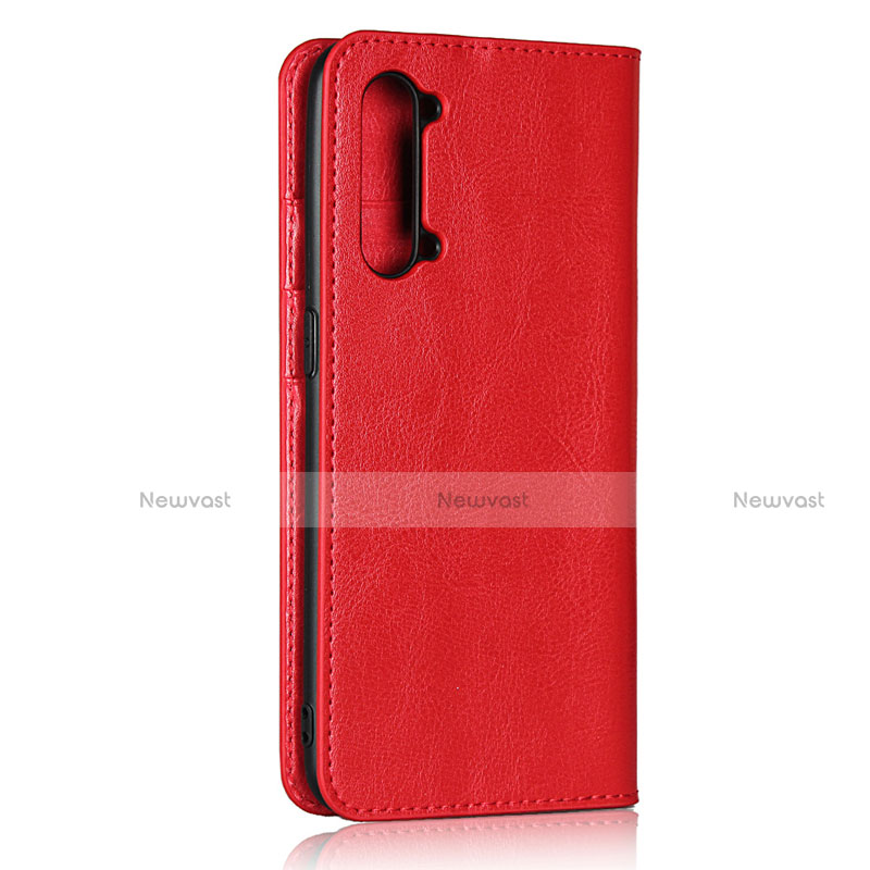 Leather Case Stands Flip Cover T02 Holder for Oppo Reno3