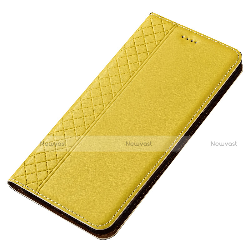 Leather Case Stands Flip Cover T02 Holder for Samsung Galaxy A90 4G