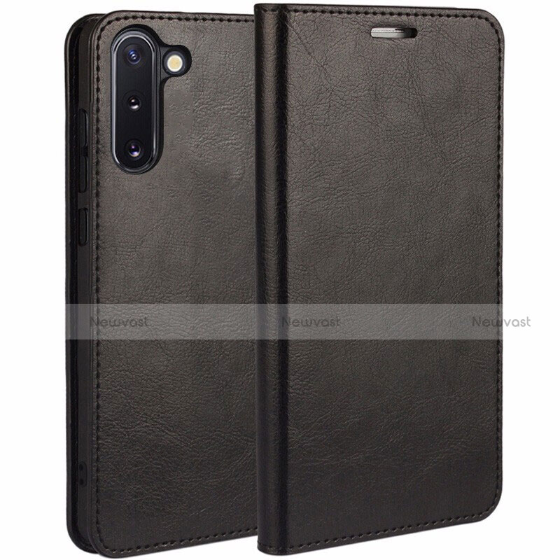 Leather Case Stands Flip Cover T02 Holder for Samsung Galaxy Note 10 5G