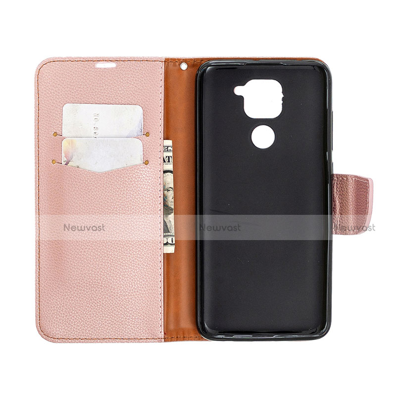 Leather Case Stands Flip Cover T02 Holder for Xiaomi Redmi 10X 4G