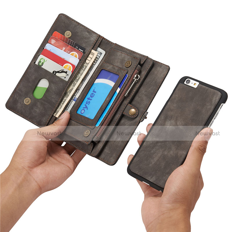 Leather Case Stands Flip Cover T03 Holder for Apple iPhone 6