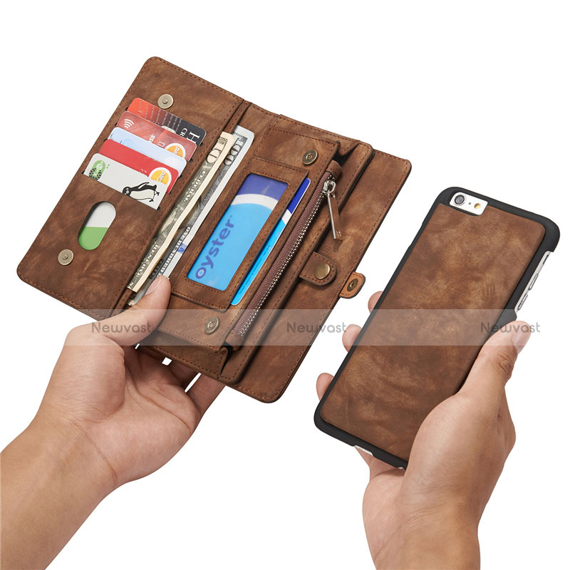 Leather Case Stands Flip Cover T03 Holder for Apple iPhone 6