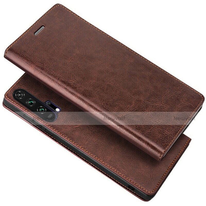 Leather Case Stands Flip Cover T03 Holder for Huawei Honor 20 Pro