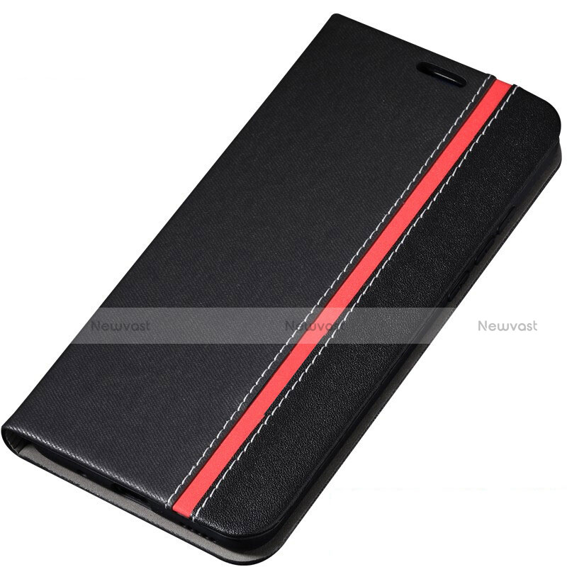 Leather Case Stands Flip Cover T03 Holder for Huawei Honor View 20 Black