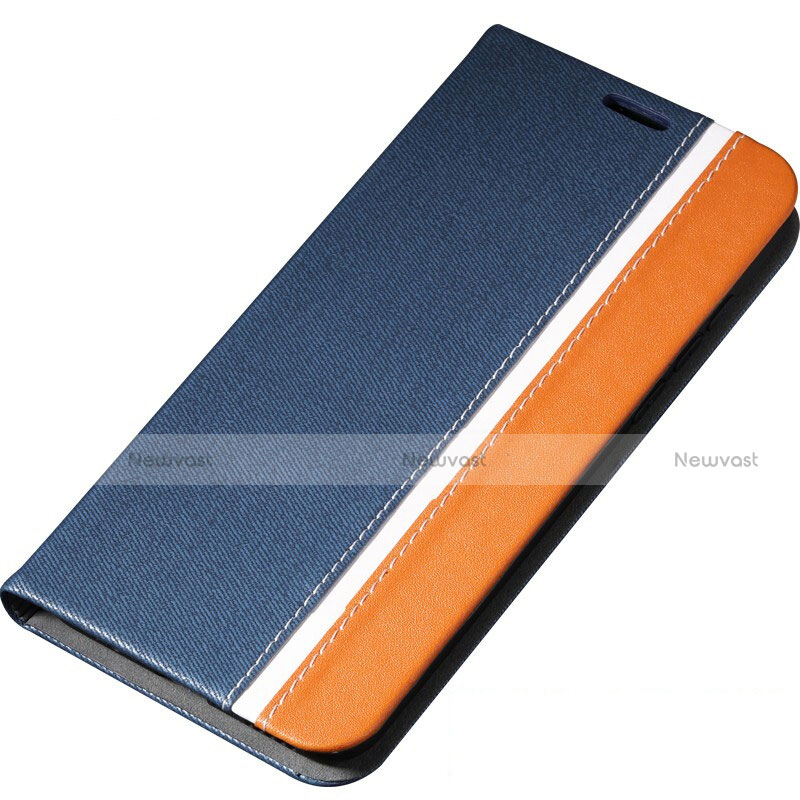 Leather Case Stands Flip Cover T03 Holder for Huawei Honor View 20 Blue