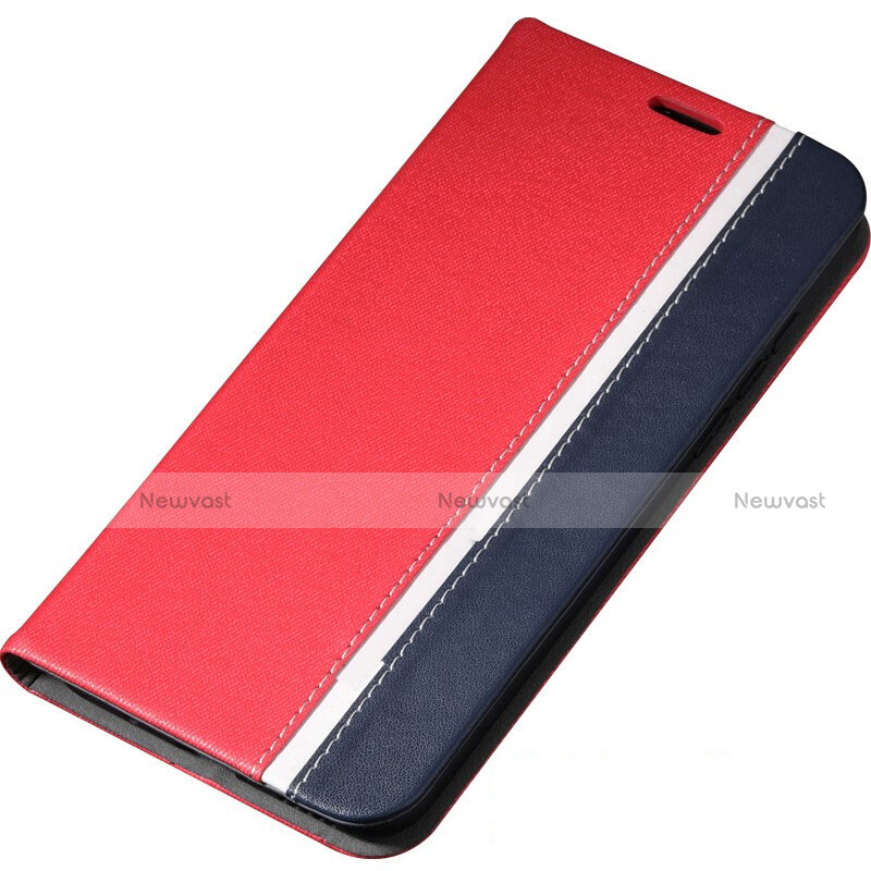 Leather Case Stands Flip Cover T03 Holder for Huawei Honor View 20 Red