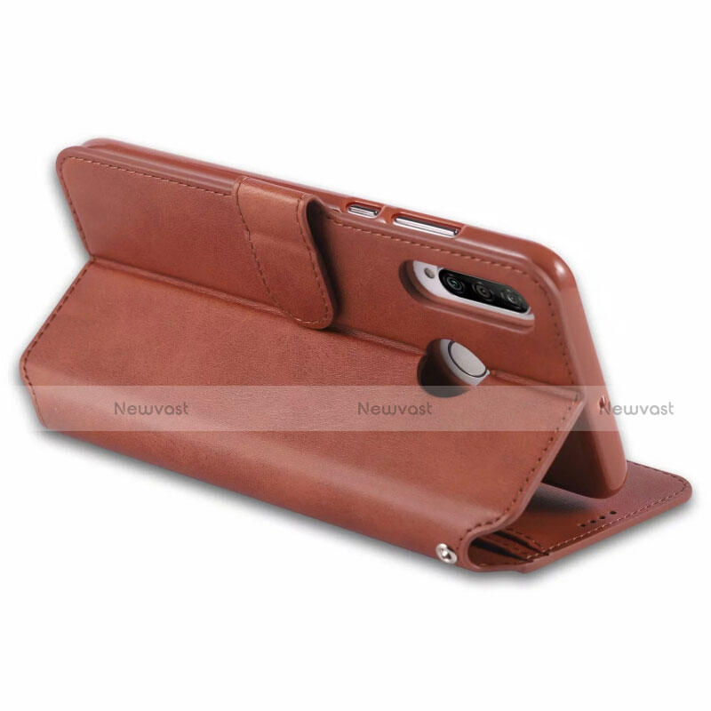 Leather Case Stands Flip Cover T03 Holder for Huawei Nova 4e