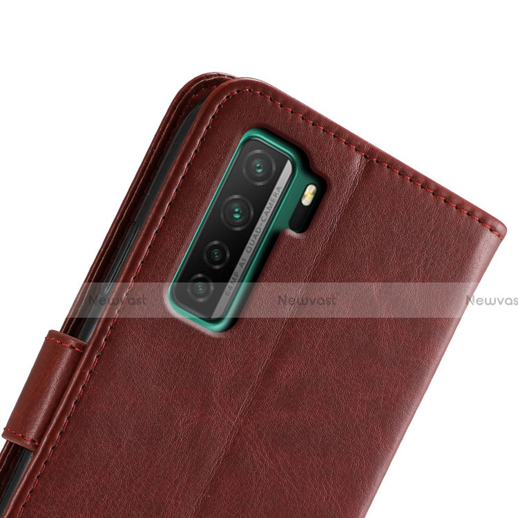 Leather Case Stands Flip Cover T03 Holder for Huawei Nova 7 SE 5G