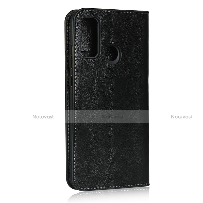 Leather Case Stands Flip Cover T03 Holder for Huawei Nova Lite 3 Plus Black