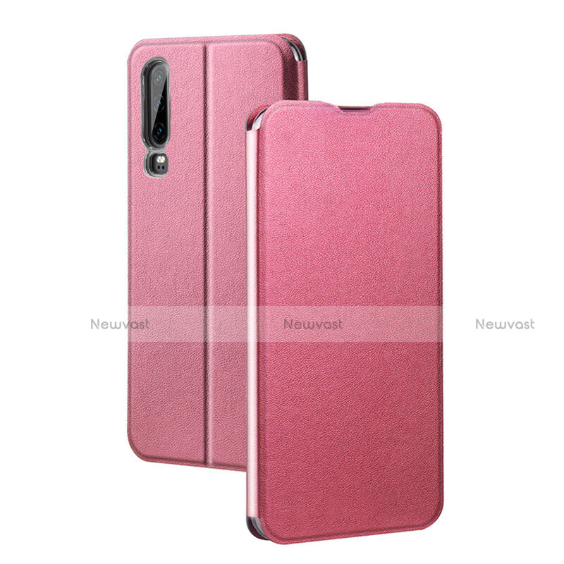 Leather Case Stands Flip Cover T03 Holder for Huawei P30