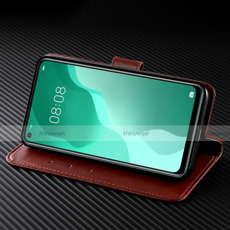 Leather Case Stands Flip Cover T03 Holder for Huawei P40 Lite 5G