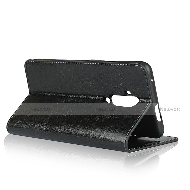 Leather Case Stands Flip Cover T03 Holder for OnePlus 7T Pro