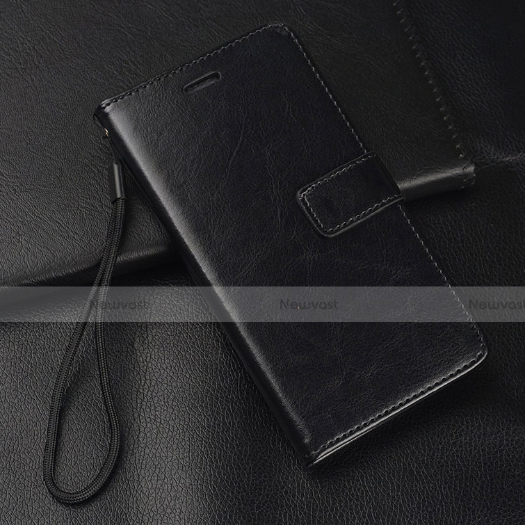 Leather Case Stands Flip Cover T03 Holder for Oppo RX17 Pro Black