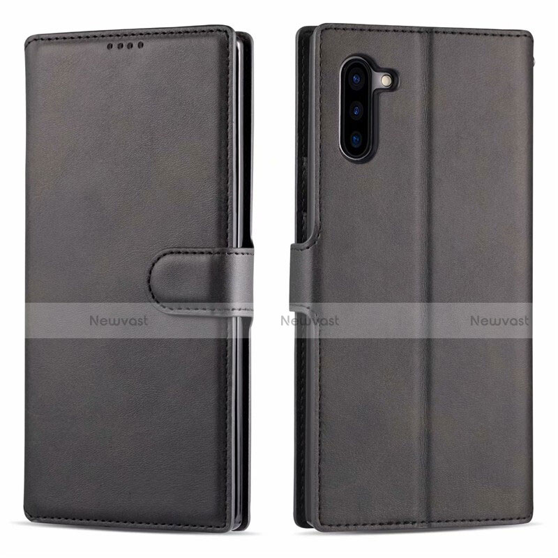 Leather Case Stands Flip Cover T03 Holder for Samsung Galaxy Note 10 5G