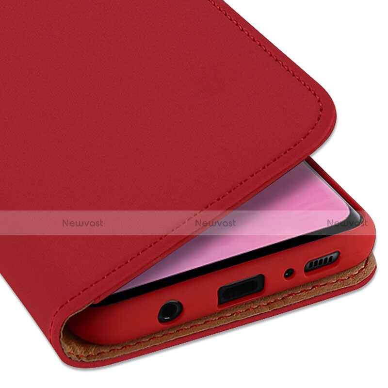 Leather Case Stands Flip Cover T03 Holder for Samsung Galaxy S10 Plus