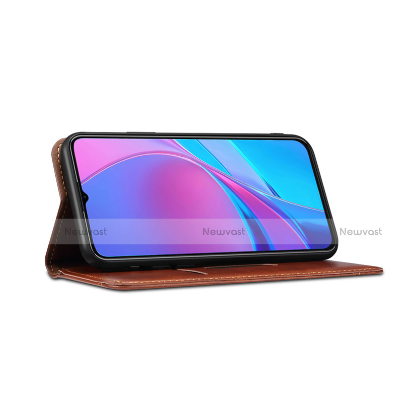 Leather Case Stands Flip Cover T03 Holder for Xiaomi Redmi 9A