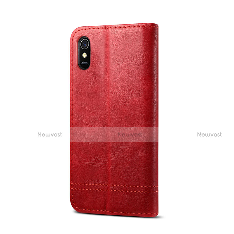 Leather Case Stands Flip Cover T03 Holder for Xiaomi Redmi 9A