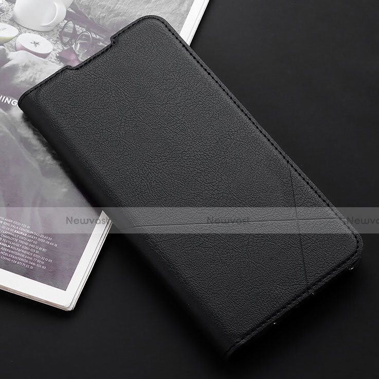 Leather Case Stands Flip Cover T03 Holder for Xiaomi Redmi Note 8 (2021)