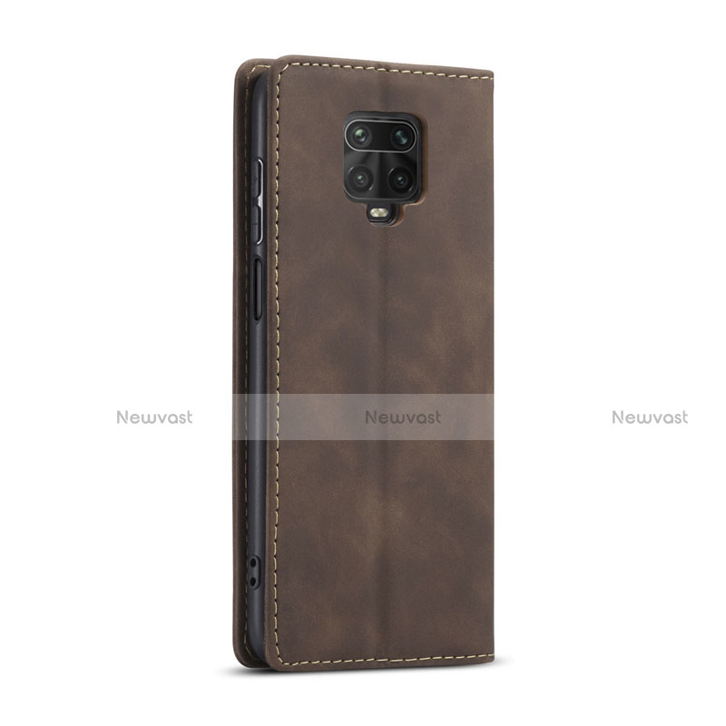 Leather Case Stands Flip Cover T03 Holder for Xiaomi Redmi Note 9 Pro Max