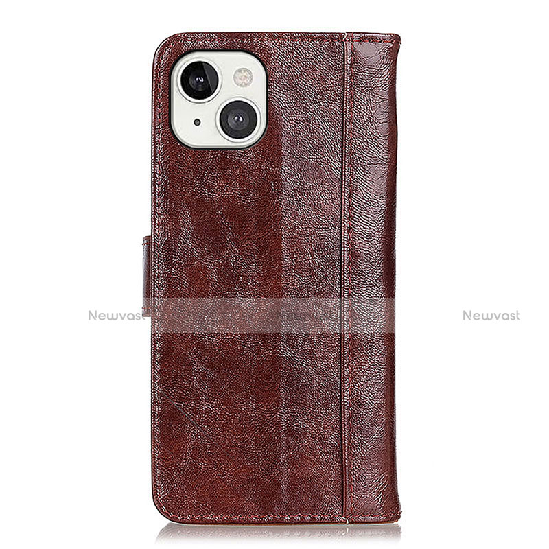 Leather Case Stands Flip Cover T04 Holder for Apple iPhone 14