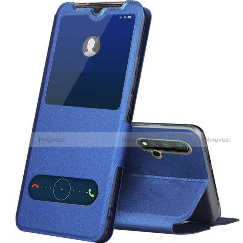 Leather Case Stands Flip Cover T04 Holder for Huawei Nova 5