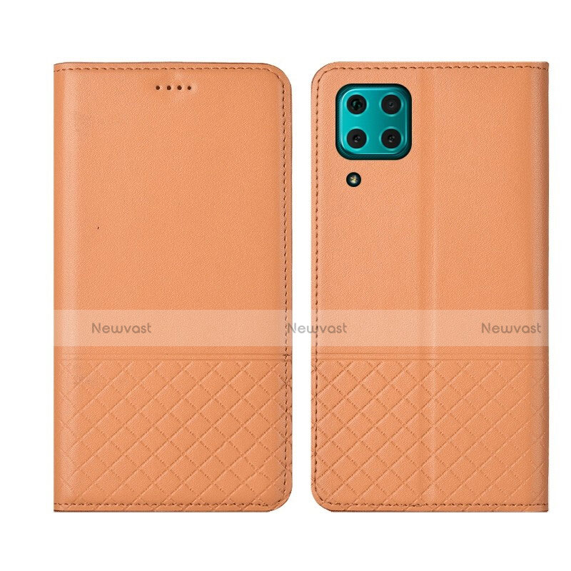 Leather Case Stands Flip Cover T04 Holder for Huawei P40 Lite