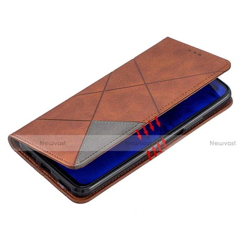 Leather Case Stands Flip Cover T04 Holder for Huawei P40 Lite 5G