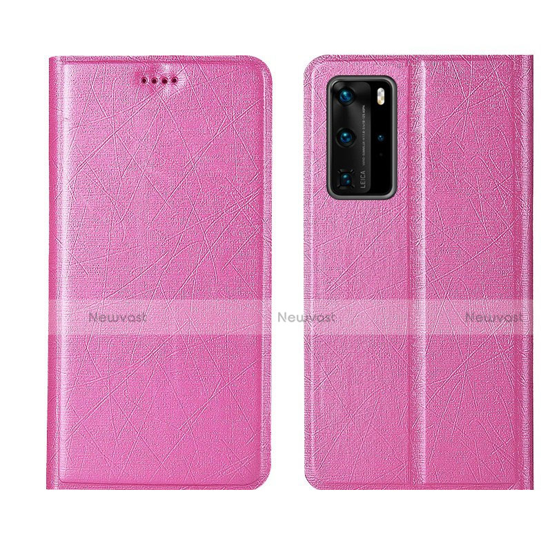 Leather Case Stands Flip Cover T04 Holder for Huawei P40 Pro