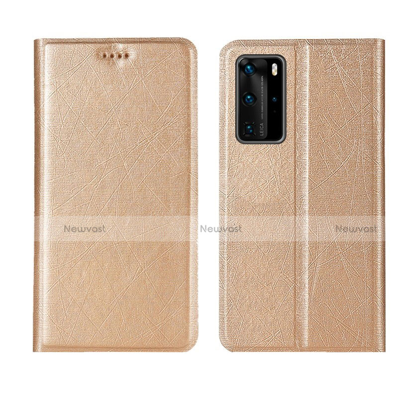 Leather Case Stands Flip Cover T04 Holder for Huawei P40 Pro