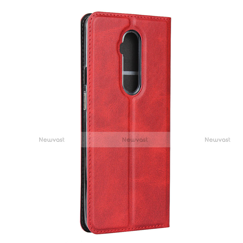 Leather Case Stands Flip Cover T04 Holder for OnePlus 7T Pro