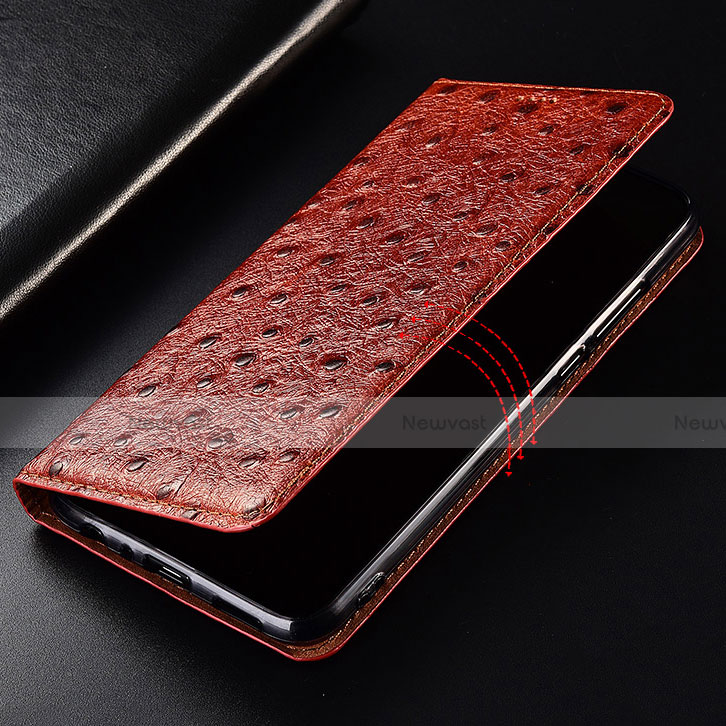 Leather Case Stands Flip Cover T04 Holder for Samsung Galaxy A90 4G