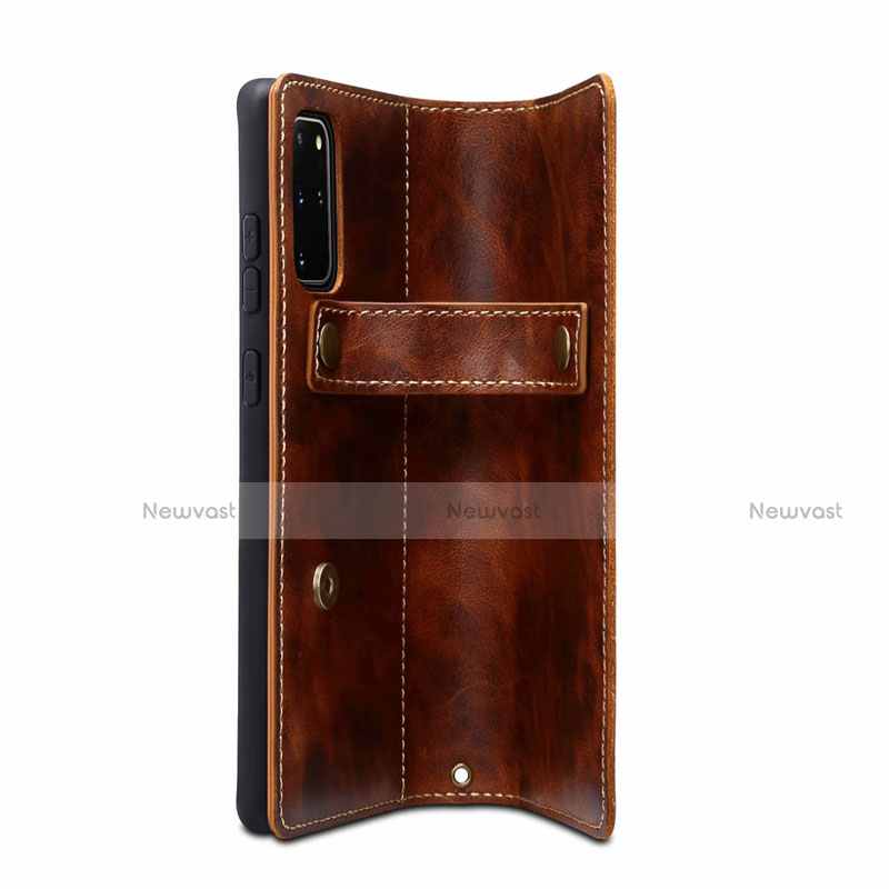 Leather Case Stands Flip Cover T04 Holder for Samsung Galaxy Note 20 5G