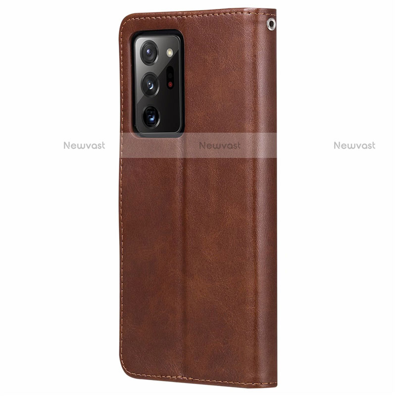 Leather Case Stands Flip Cover T04 Holder for Samsung Galaxy Note 20 Ultra 5G