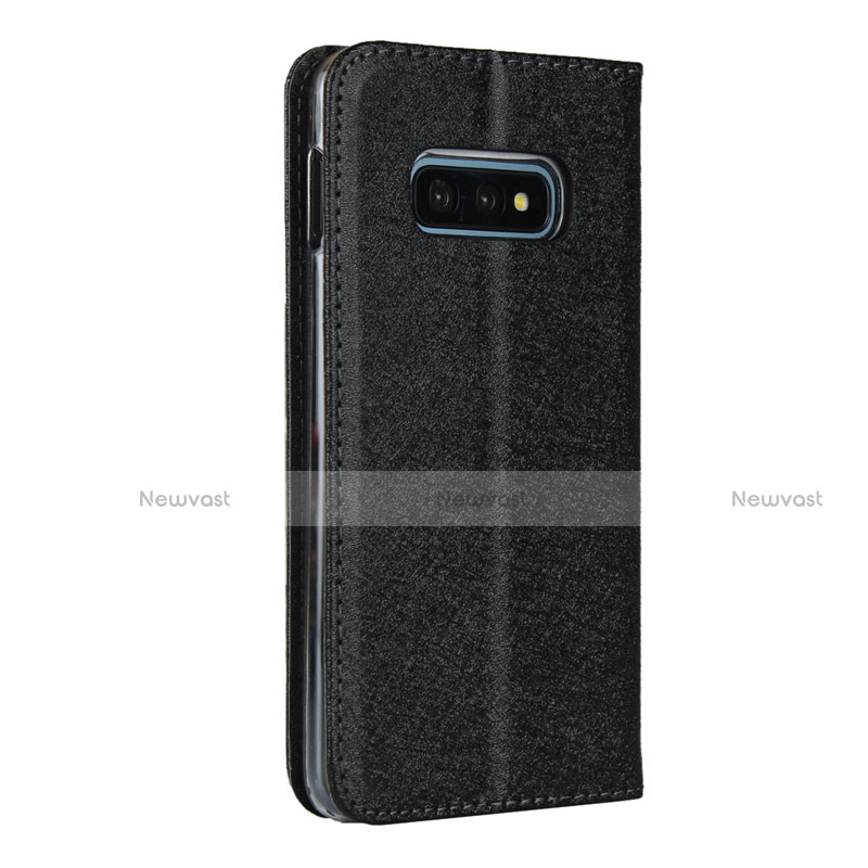 Leather Case Stands Flip Cover T04 Holder for Samsung Galaxy S10e