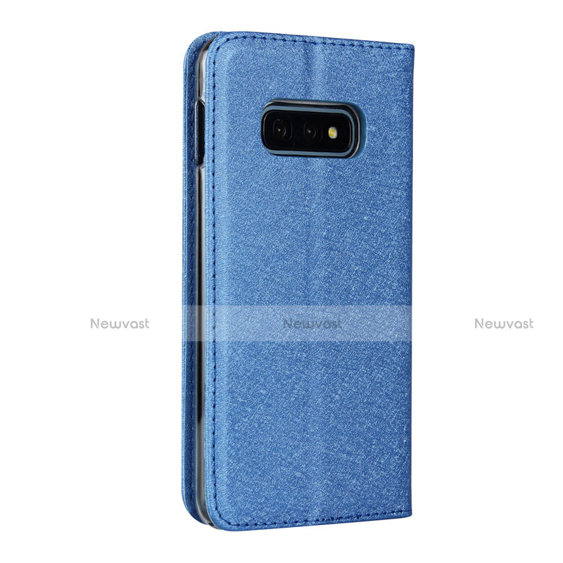 Leather Case Stands Flip Cover T04 Holder for Samsung Galaxy S10e