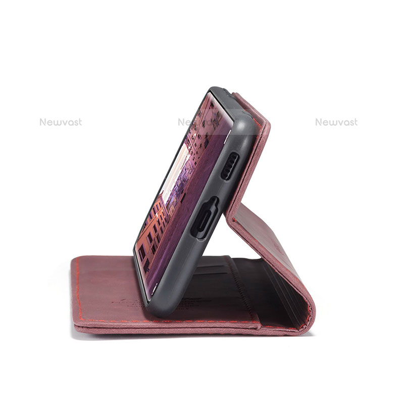 Leather Case Stands Flip Cover T04 Holder for Xiaomi Mi 11 Lite 4G