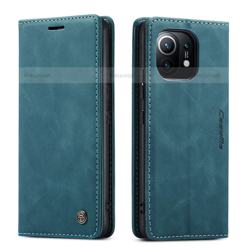 Leather Case Stands Flip Cover T04 Holder for Xiaomi Mi 11 Lite 5G NE