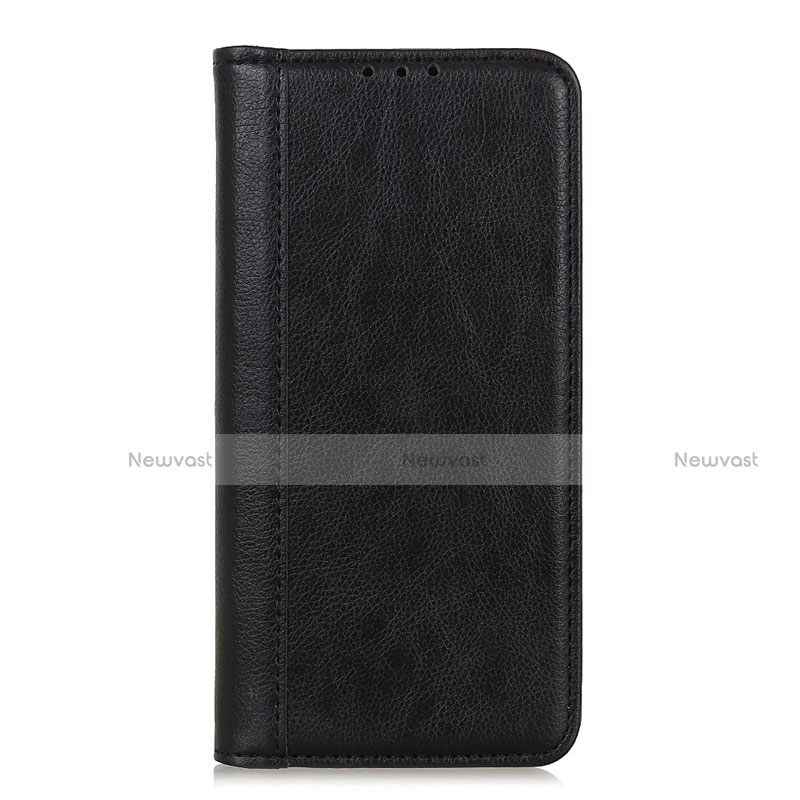 Leather Case Stands Flip Cover T04 Holder for Xiaomi Redmi 9AT Black