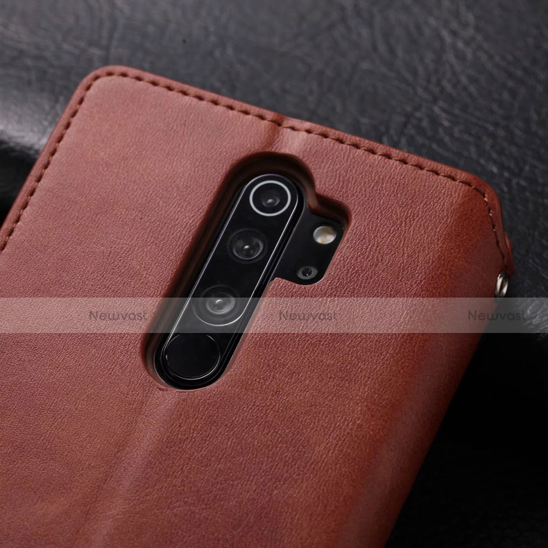 Leather Case Stands Flip Cover T04 Holder for Xiaomi Redmi Note 8 Pro