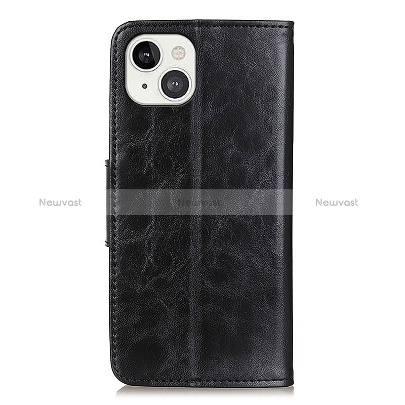 Leather Case Stands Flip Cover T05 Holder for Apple iPhone 15