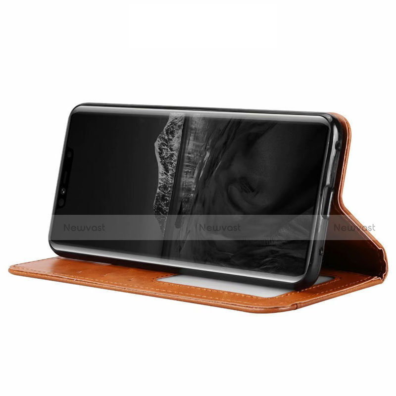 Leather Case Stands Flip Cover T05 Holder for Huawei Mate 20 Pro