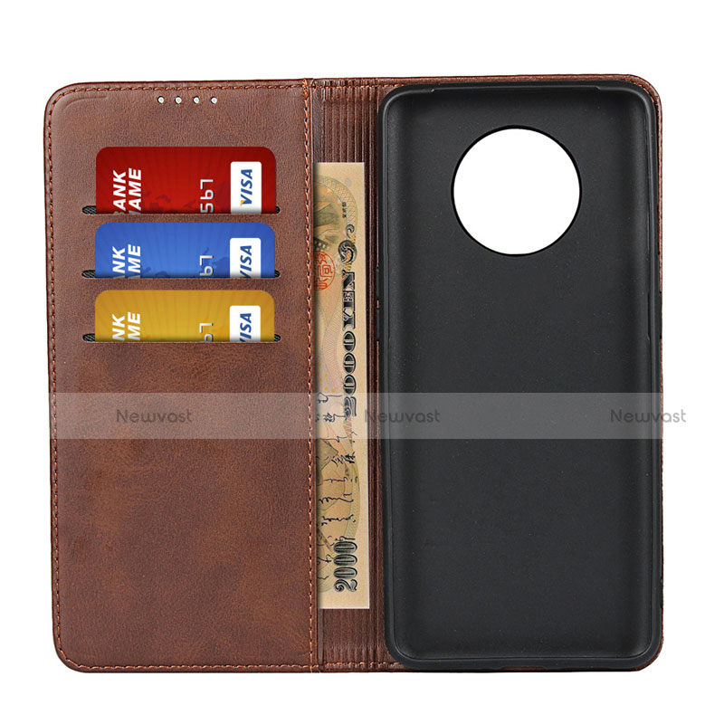 Leather Case Stands Flip Cover T05 Holder for OnePlus 7T