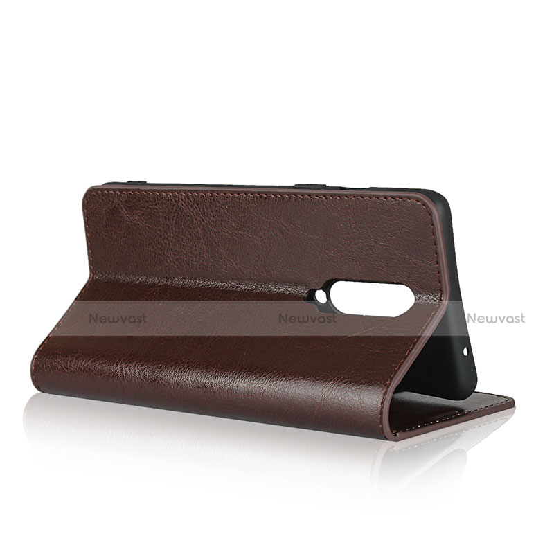 Leather Case Stands Flip Cover T05 Holder for OnePlus 8