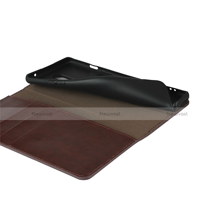 Leather Case Stands Flip Cover T05 Holder for OnePlus 8