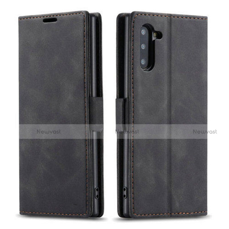 Leather Case Stands Flip Cover T05 Holder for Samsung Galaxy Note 10 5G